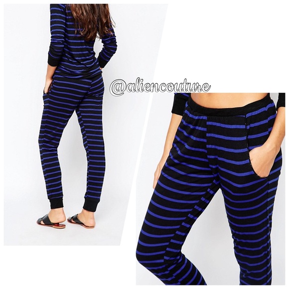 LNA 2-Piece Striped Tee & Sweatpants Set Size S/XS - Picture 7 of 8